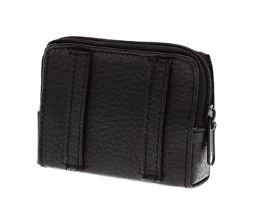 SMALL BELT PURSE BLACK WITH ZIP *NBC* (200)