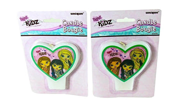 BRATZ KIDZ HEART SHAPE  CANDLE (72)