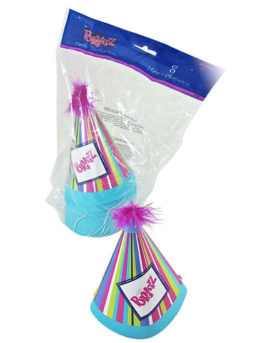 BRATZ  8 X CANDY STRIPE CONE HAT (144)