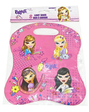 BRATZ 8 X PLASTIC LOOT BAGS (144)